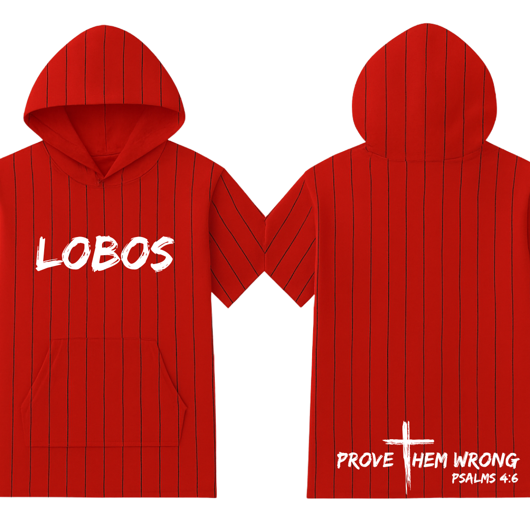 Levelland Red with Black Pinstripes