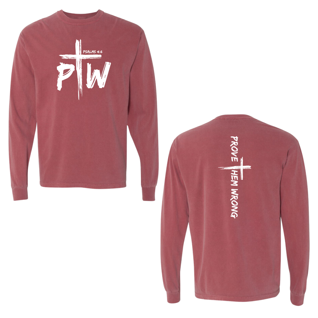 Crimson Cotton Long Sleeve