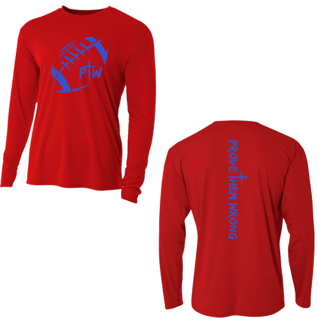 PTW Football - Red Long Sleeve
