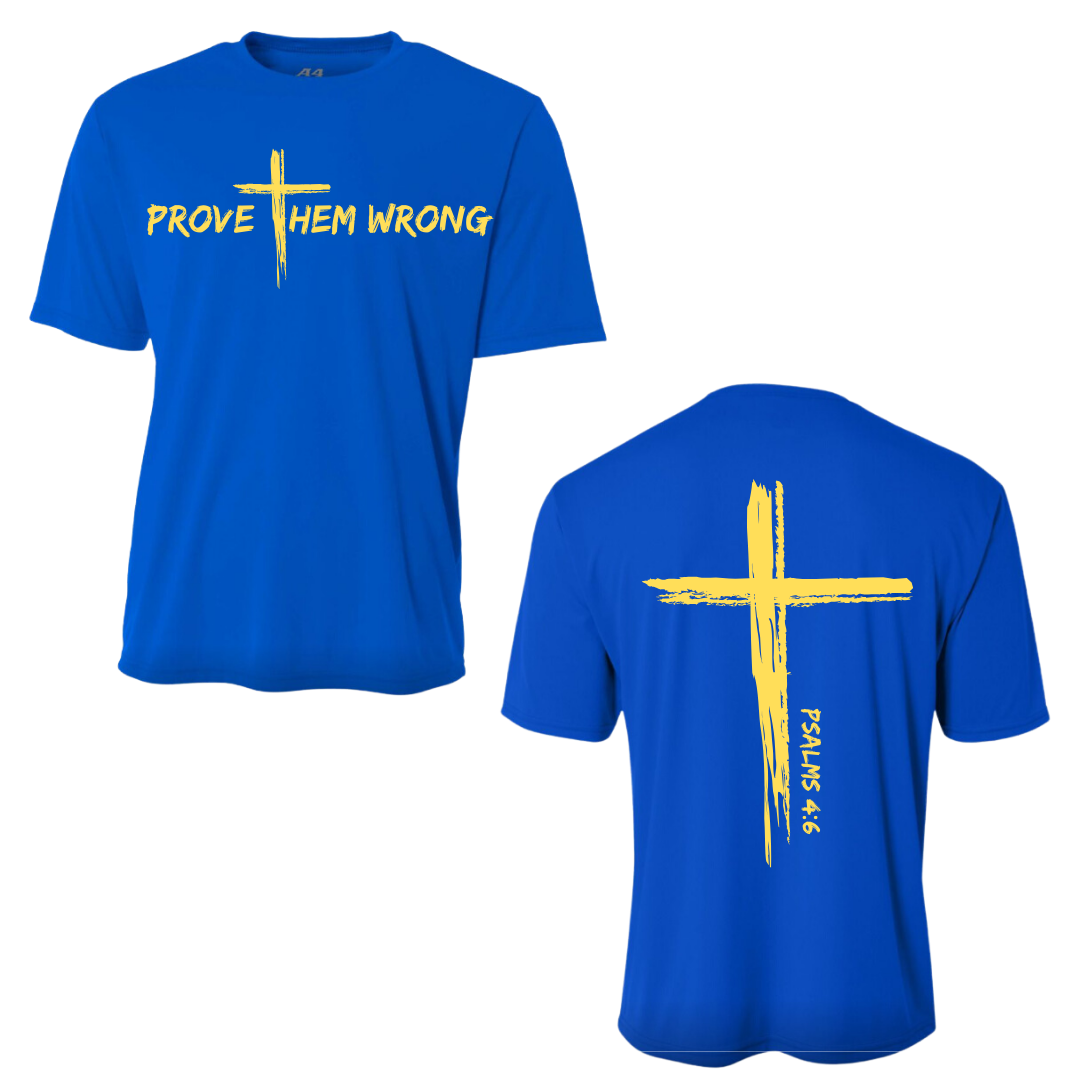 Royal Blue With Yellow Tee