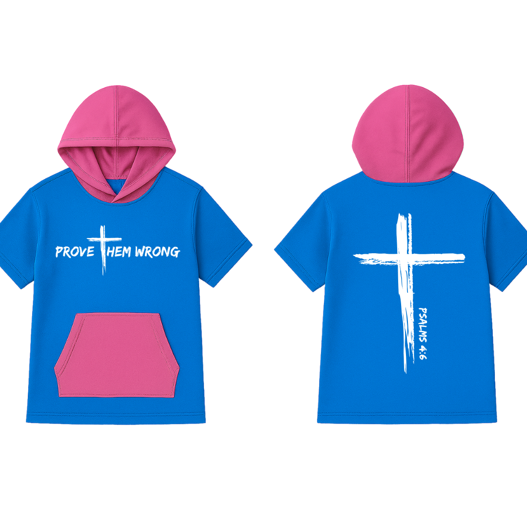 Electric Blue and Pink