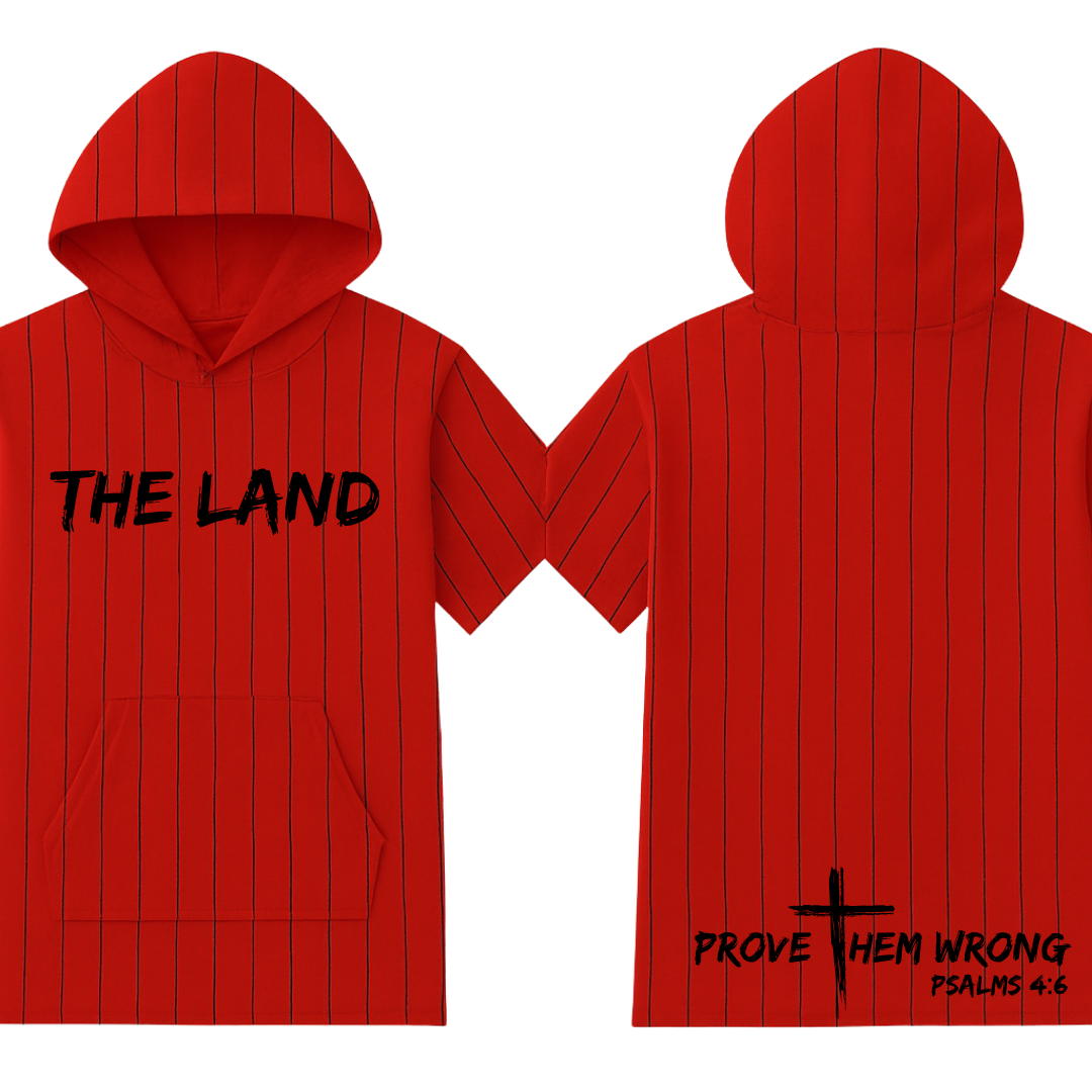 Levelland Red with Black Pinstripes