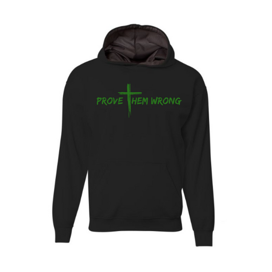 Black Hoodie with Green