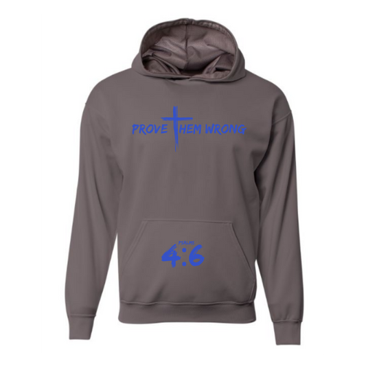 Graphite Hoodie with Royal