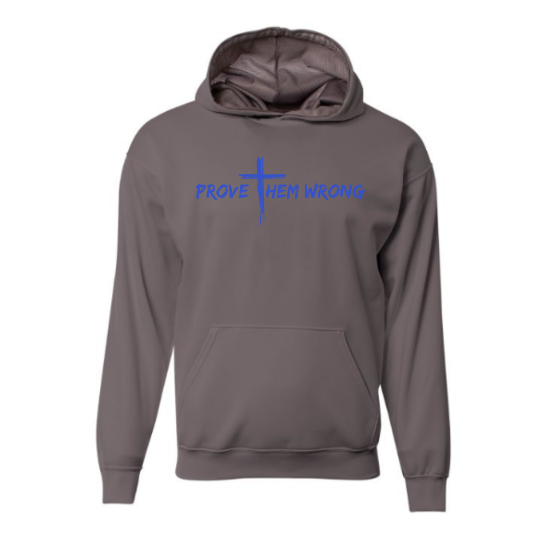 Graphite Hoodie with Royal