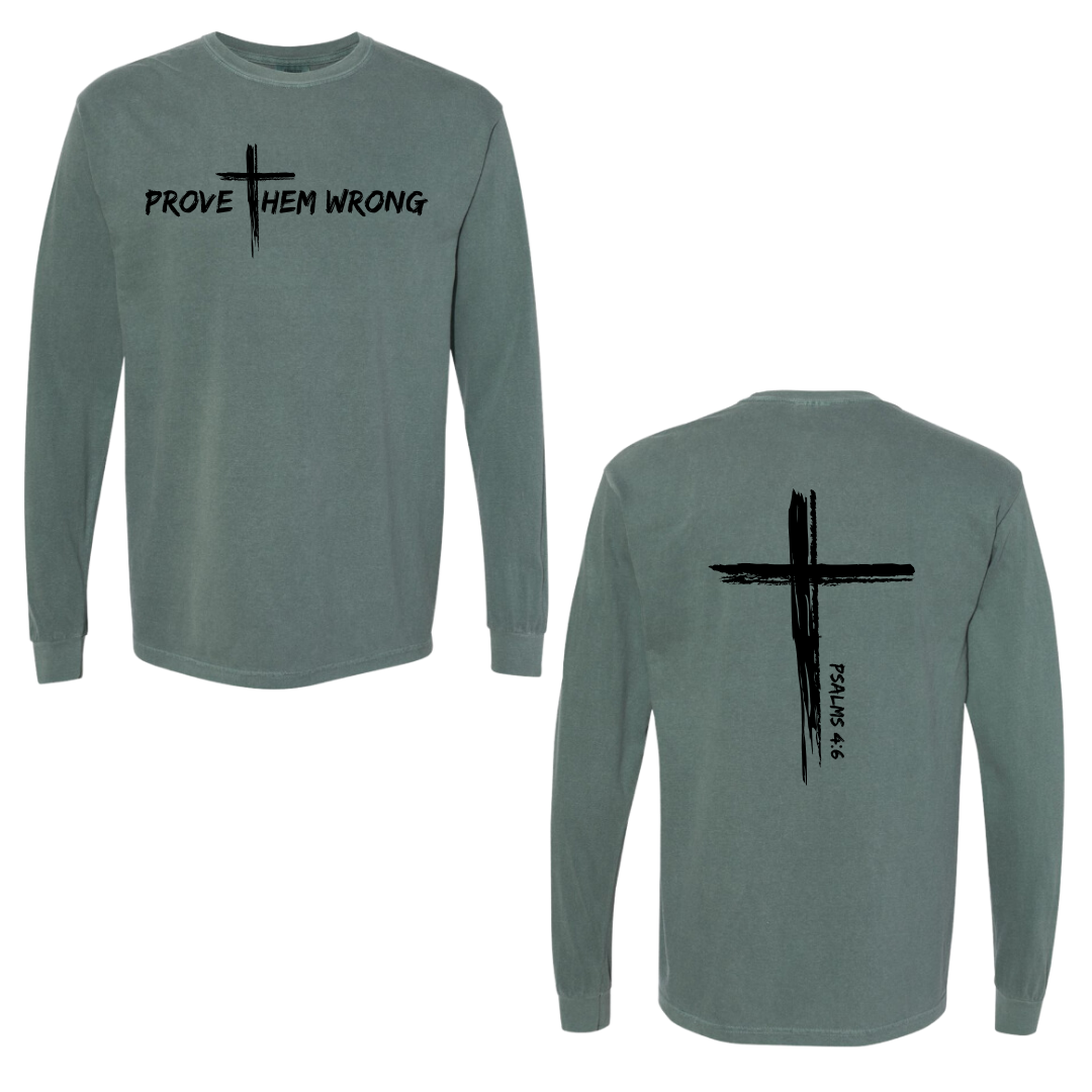 Light Green Cotton Long Sleeve