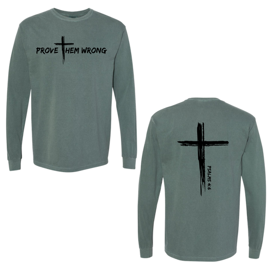 Light Green Cotton Long Sleeve