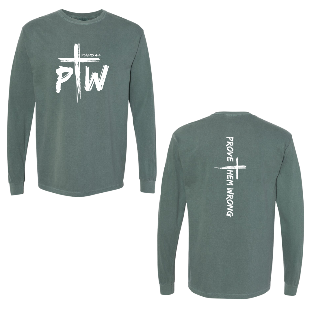 Light Green Cotton Long Sleeve