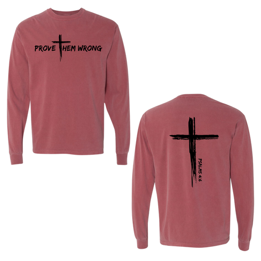 Crimson Cotton Long Sleeve