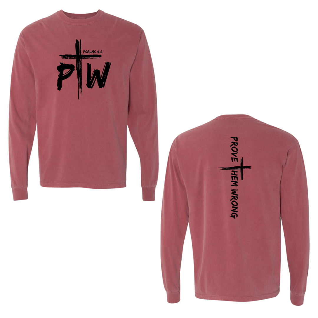 Crimson Cotton Long Sleeve