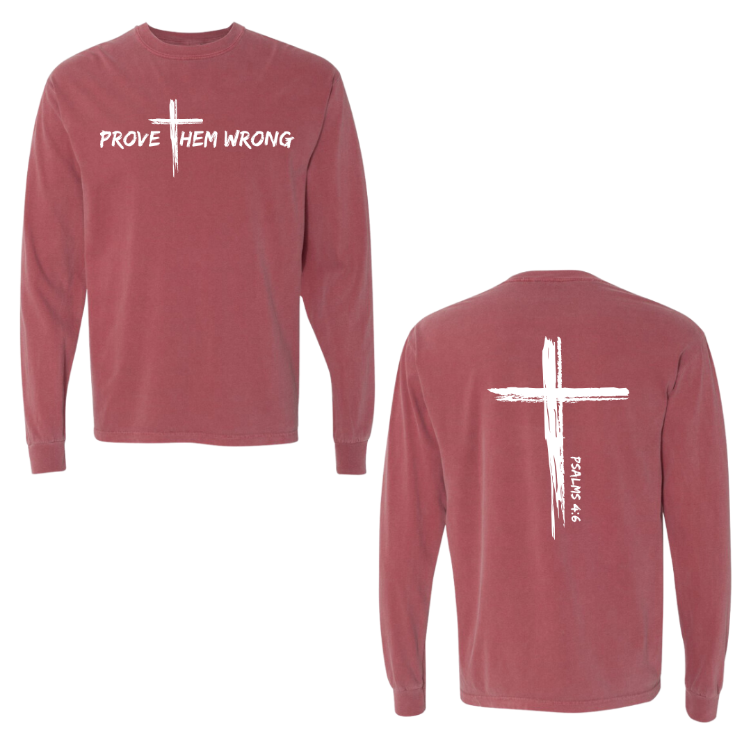 Crimson Cotton Long Sleeve