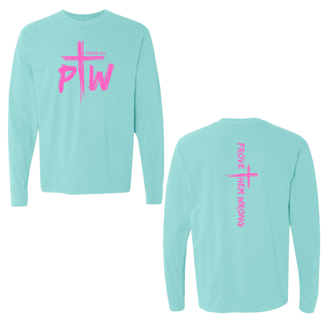 Chalky Mint Cotton Long Sleeve