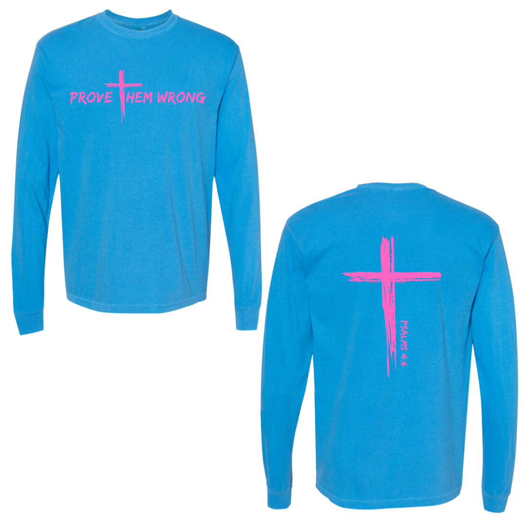 Royal Caribbean Cross Back Cotton Long Sleeve