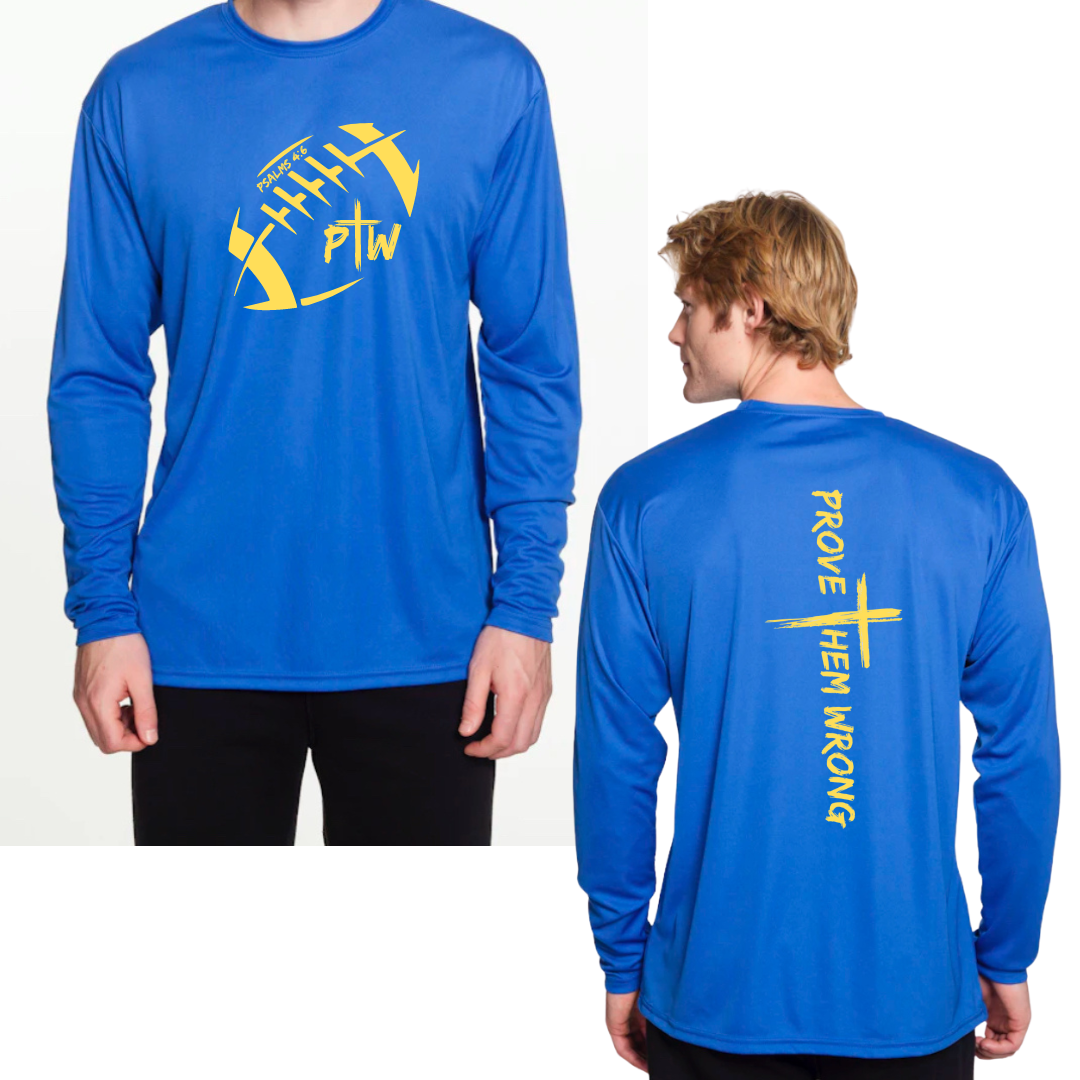 PTW Football - Royal Blue Long Sleeve