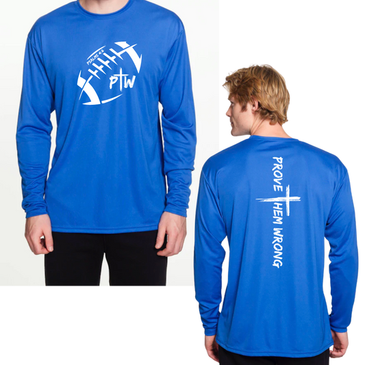 PTW Football - Royal Blue Long Sleeve