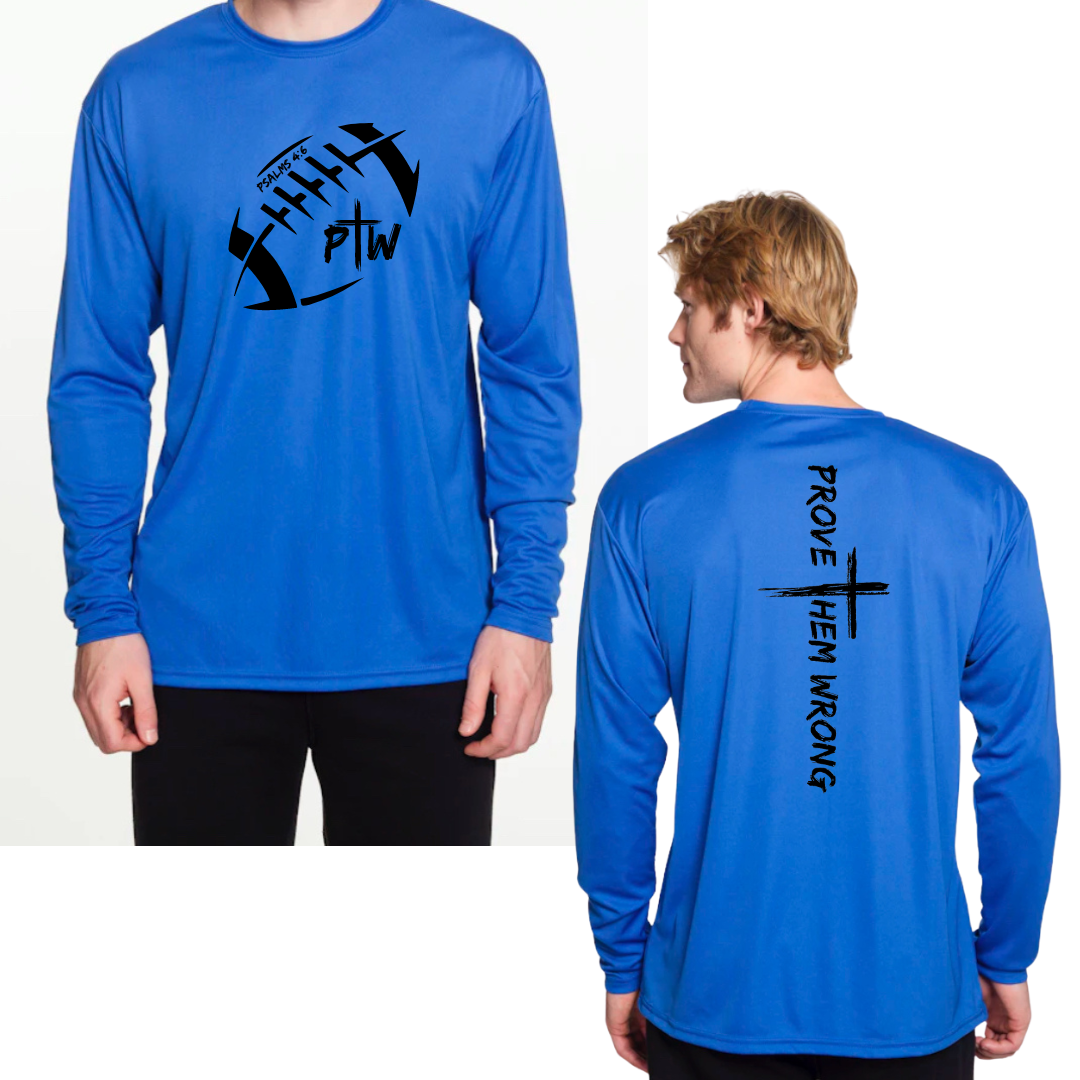 PTW Football - Royal Blue Long Sleeve