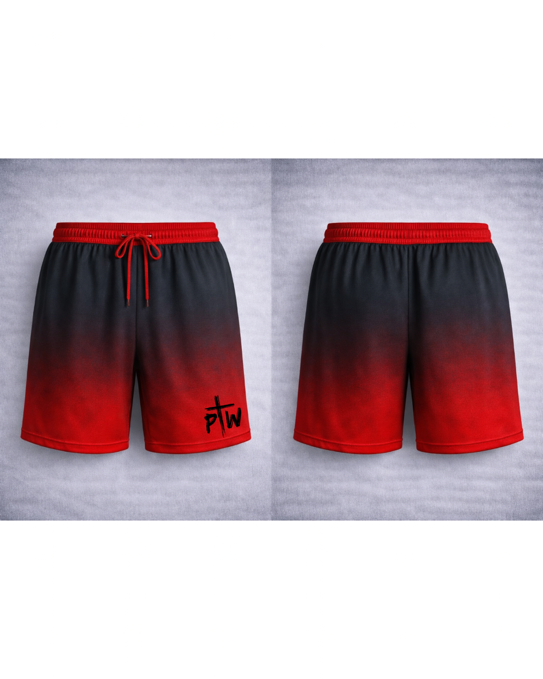 Red Fade Shorts