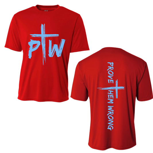 Prove The Wrong Spine Red Tee