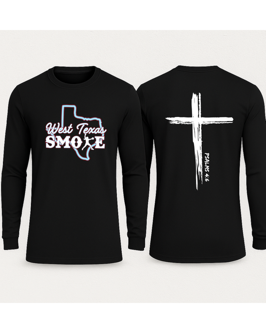 Smoke - Black Long Sleeve Tee (DTF)