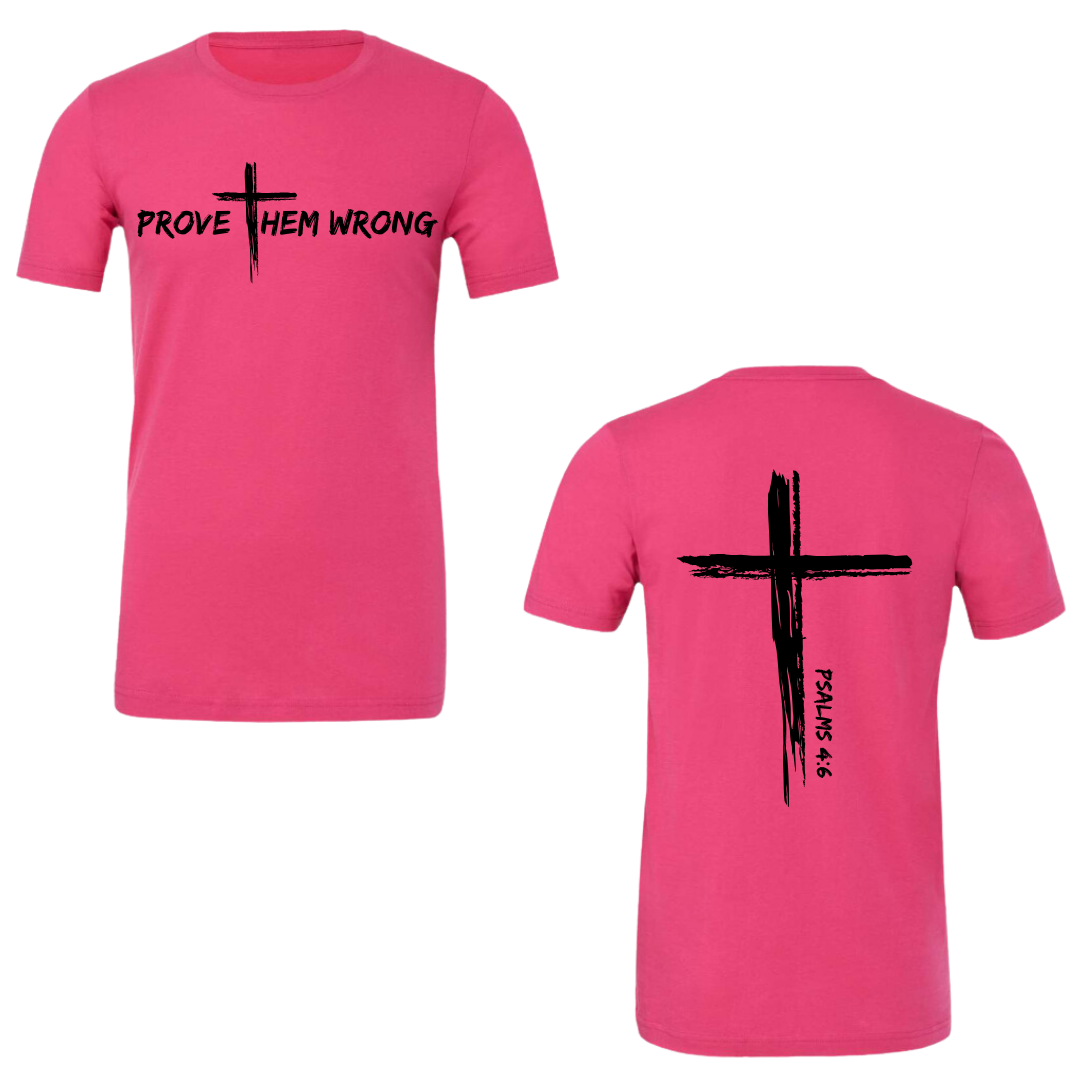 Cross Back Berry Tee (Soft Cotton)