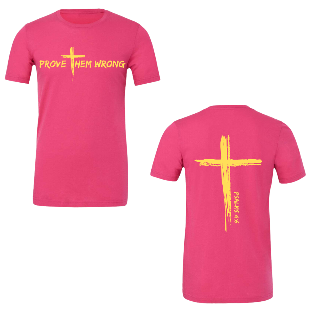 Cross Back Berry Tee (Soft Cotton)