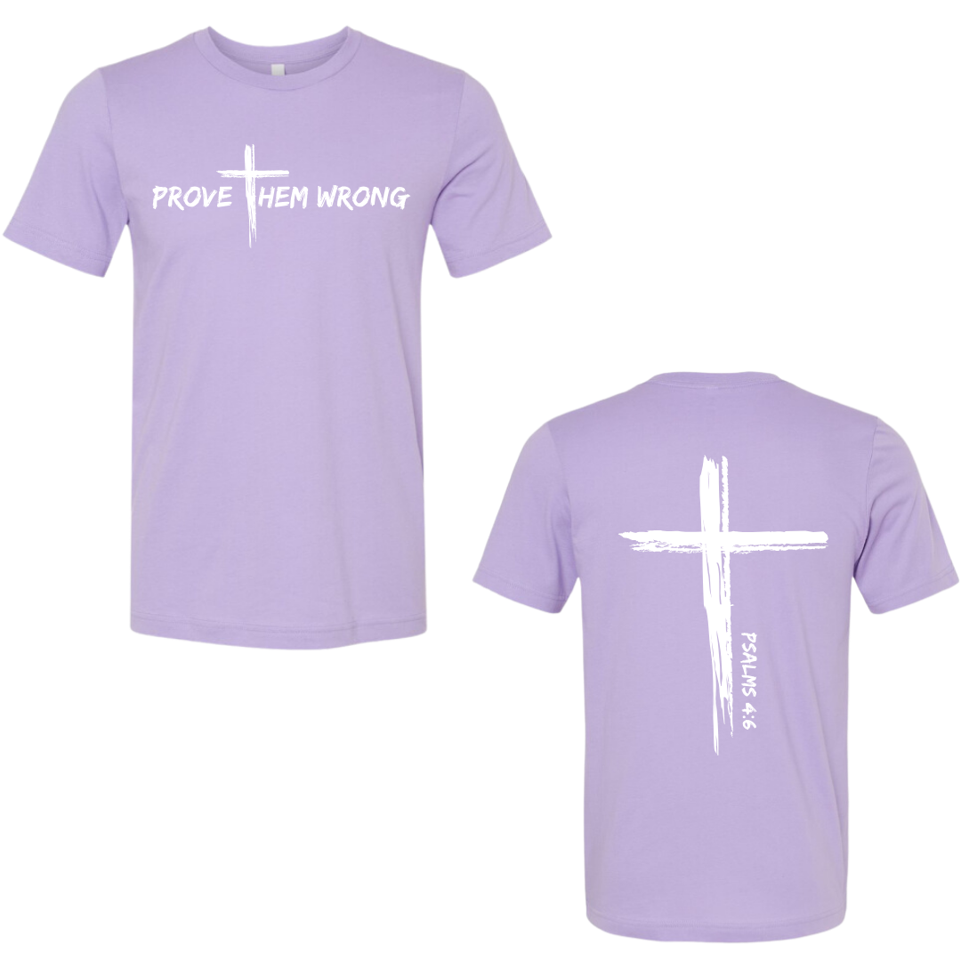 Dark Lavender with White Tee (Soft Cotton)