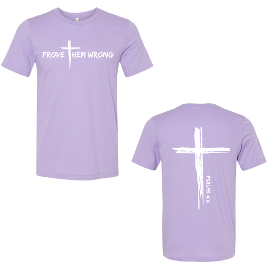 Dark Lavender with White Tee (Soft Cotton)