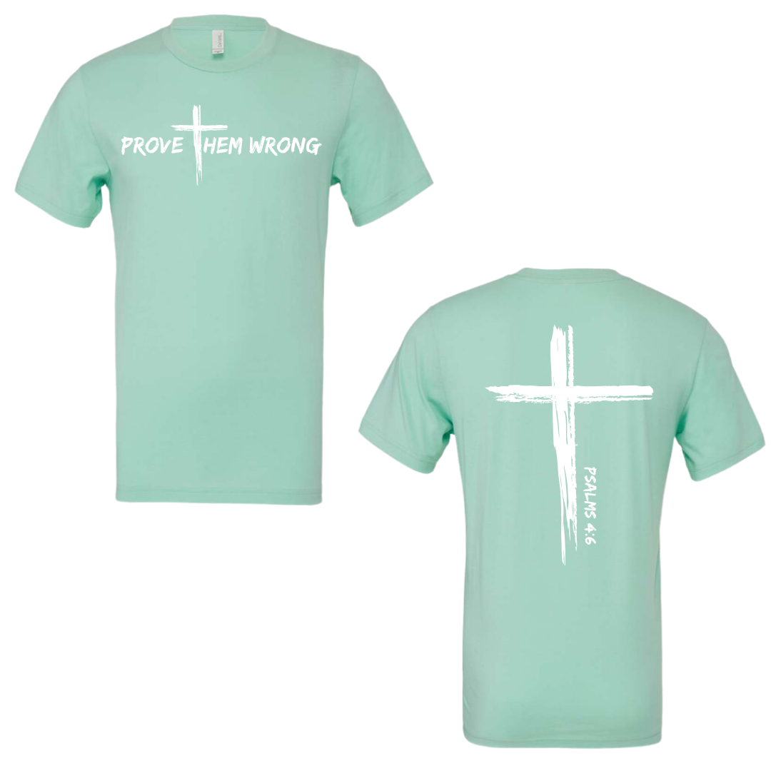 Mint with White Tee (Soft Cotton)