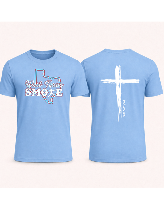 Smoke - Blue Short Sleeve Tee (DTF)