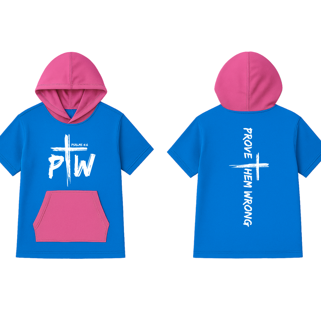 Electric Blue and Pink