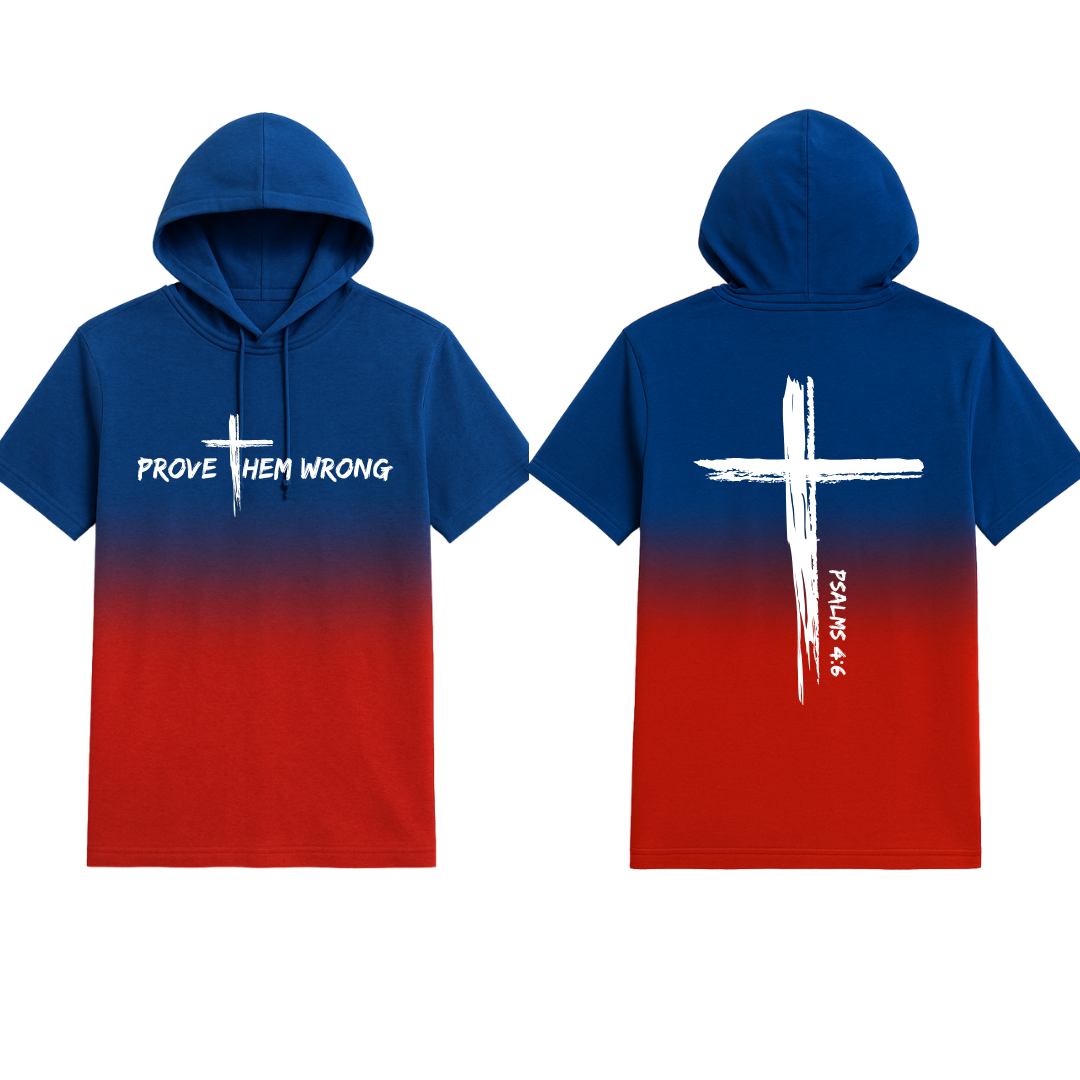 Royal Blue Fading To Red