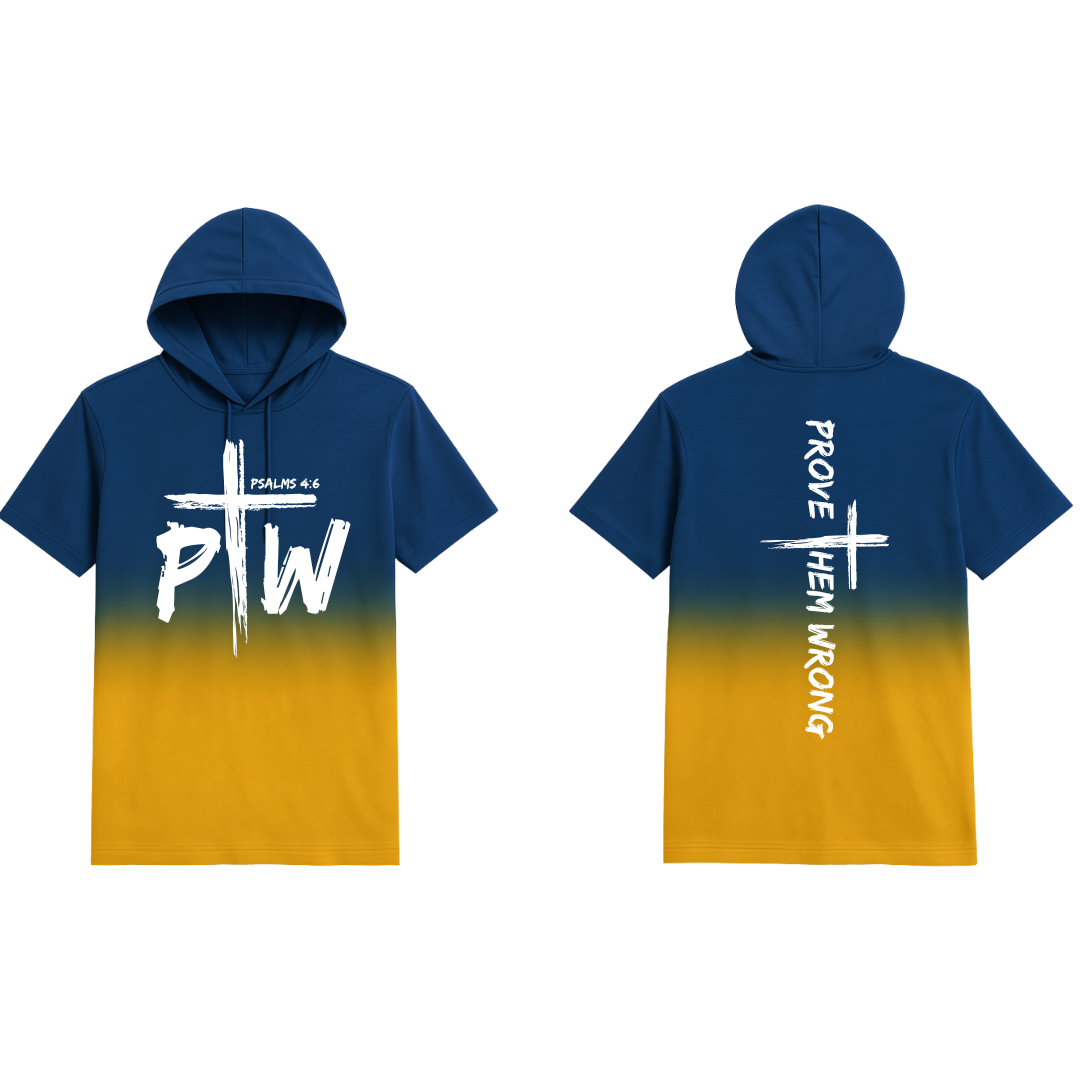 Royal Blue Fading To Yellow