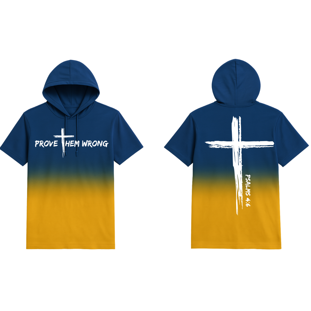 Royal Blue Fading To Yellow