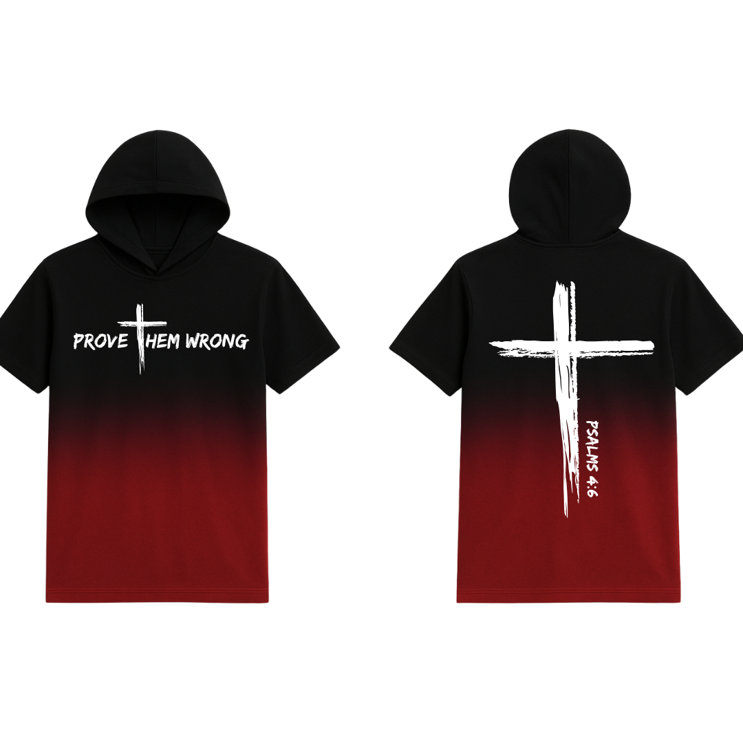 Black Fading To Maroon