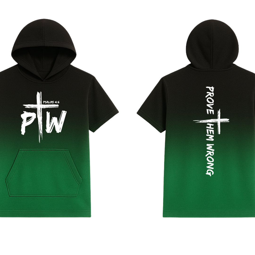 Black Fading to Green