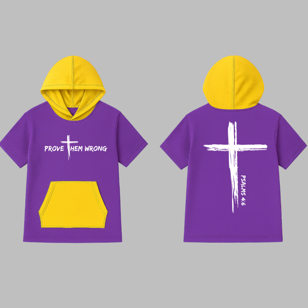 Purple & Yellow Color Block