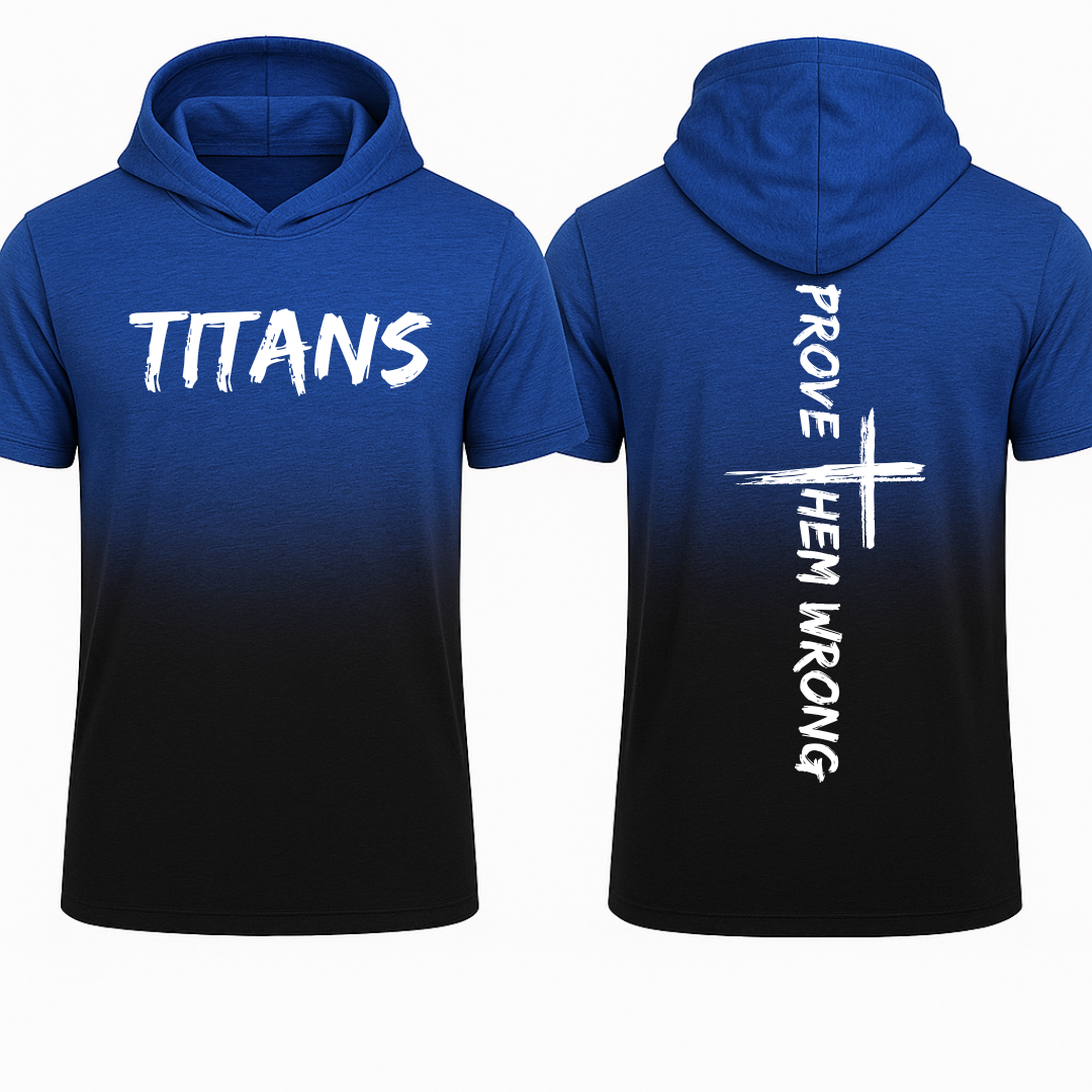 Titans-Fading Royal Blue to Black
