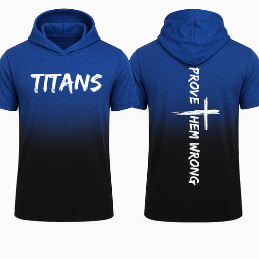 Titans-Fading Royal Blue to Black