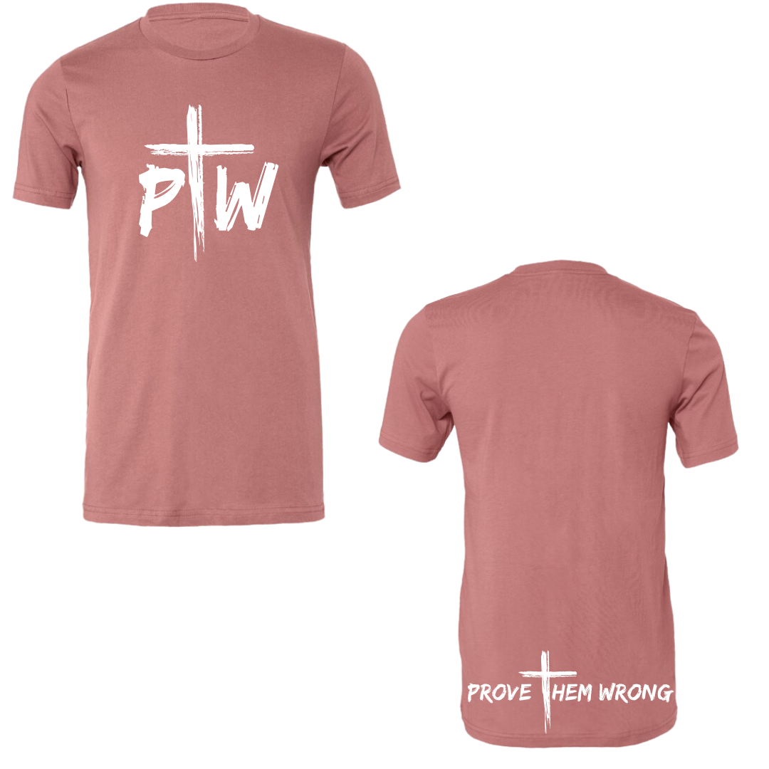 Mauve with White Tee (Soft Cotton)