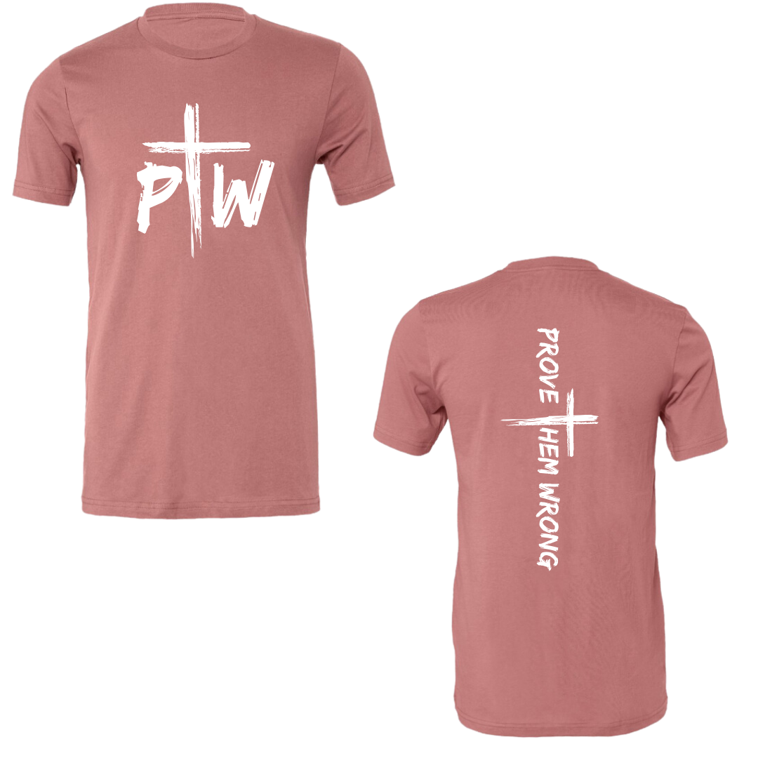 Mauve with White Tee (Soft Cotton)