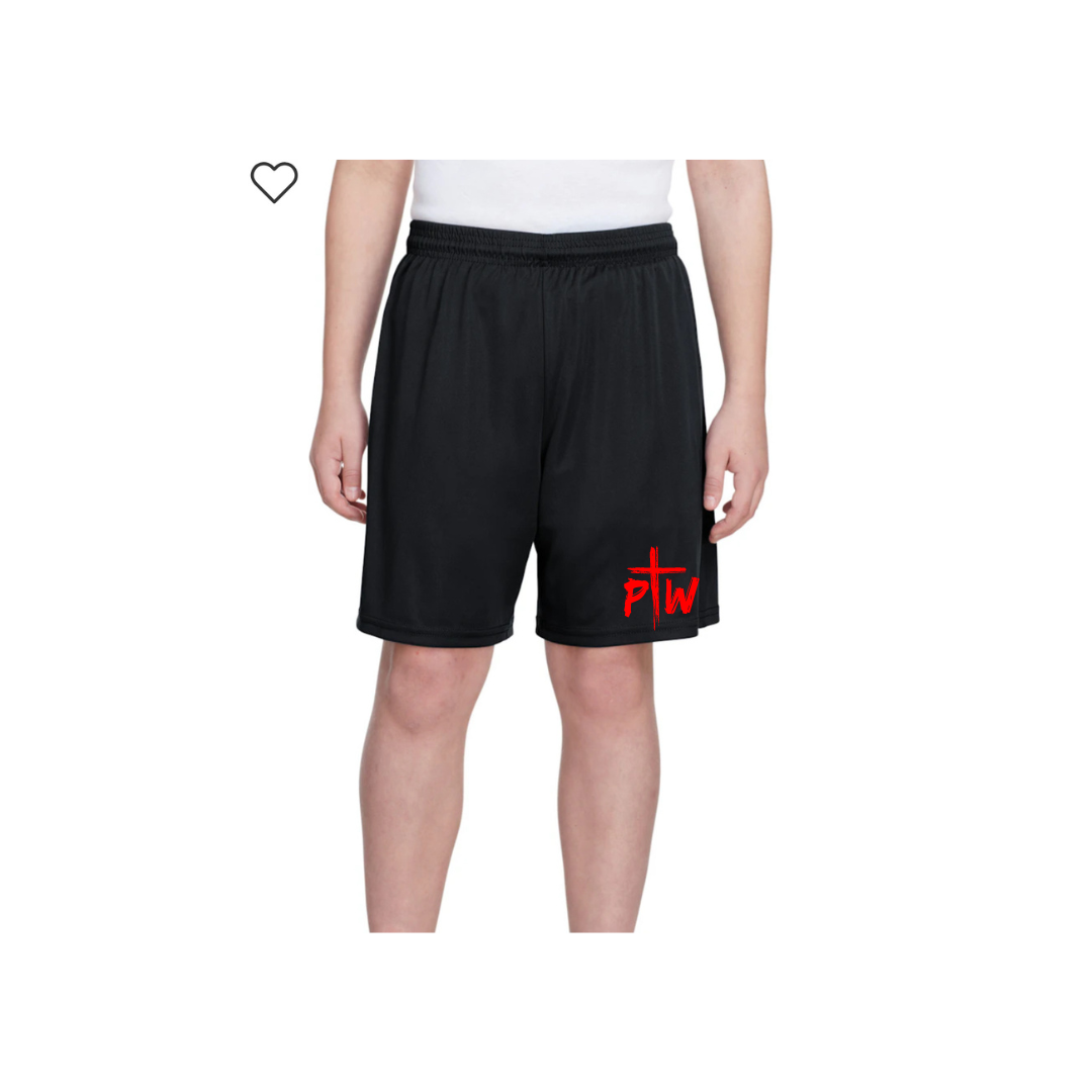 PTW Black Shorts - Youth