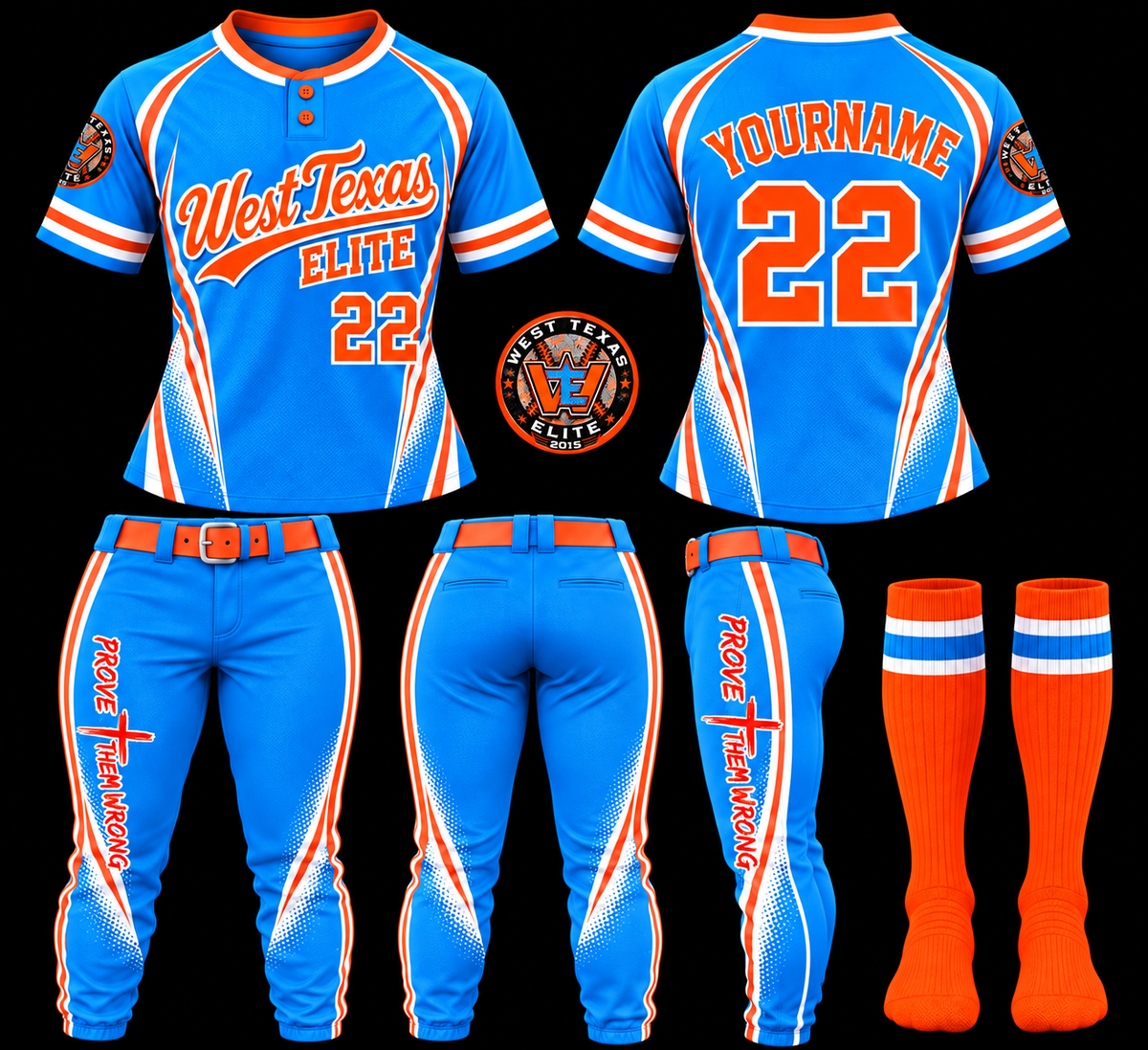 WTX Elite Jersey - Blue & Orange