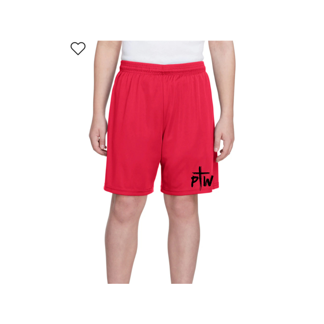 PTW Red Shorts - Youth