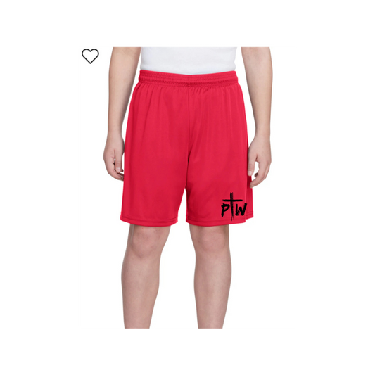 PTW Red Shorts - Youth