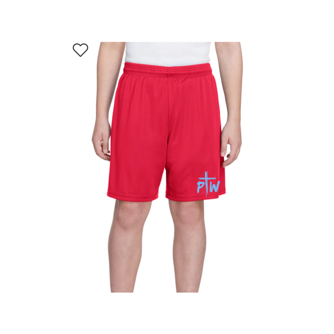 PTW Red Shorts - Youth